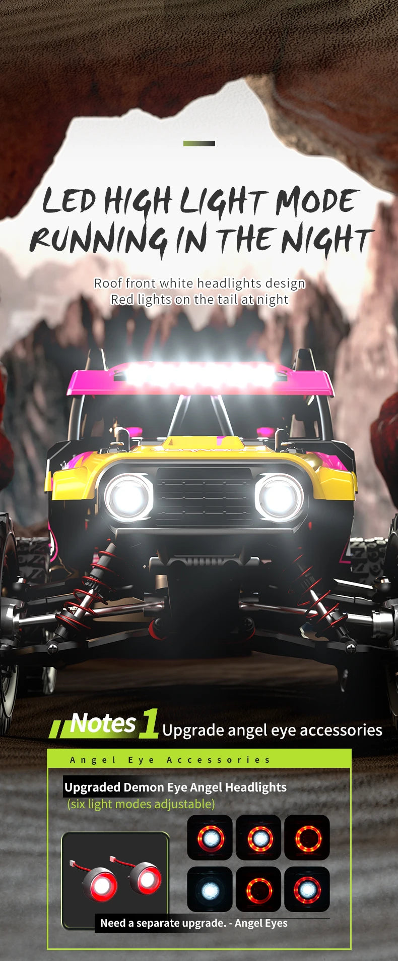 RC Car 4WD Thunder High Speed off-road vehicle Brushless four-wheel drive Thunder off-road vehicle RC Toy