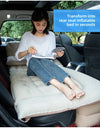 Portable Dual-Use Inflatable Bed For Car Travel Off-Road SUV Rear Seat Flocking Multi-Functional Comfortable Mattress