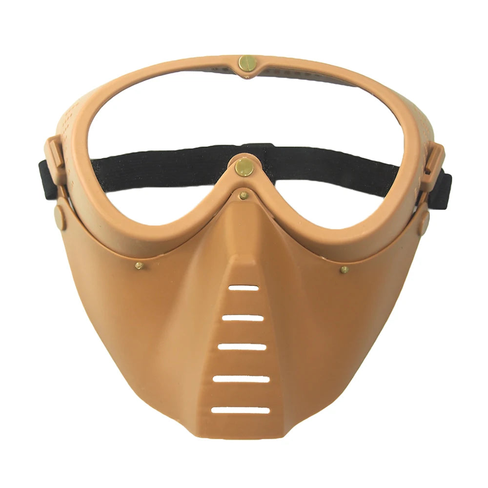 Breathable Full Face Tactical Mask, Airsoft Paintball, CS Wargame Sports Mask, Cool Cosplay Masks