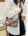 Splicing Shoulder Bag Soft Leather Female Wallet Crossbody Bag Messenger Bags Luxury Designer