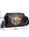 Leather Shoulder Bag Messenger Bag Crossbody Bag
