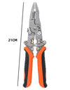 Collapsible Wire Stripper and Cutter Time-Saving Labor-Saving Repair Scissors Wire Stripping Crimping Pliers Hand Tool