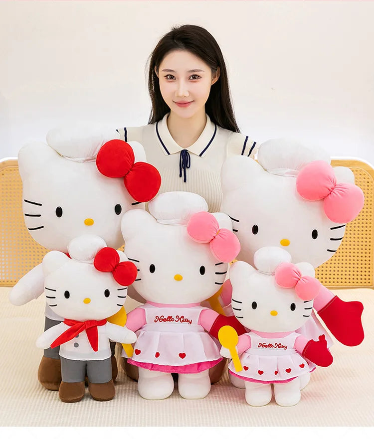 Cute Cat Character Plush Stuffed Doll Pillow Toy