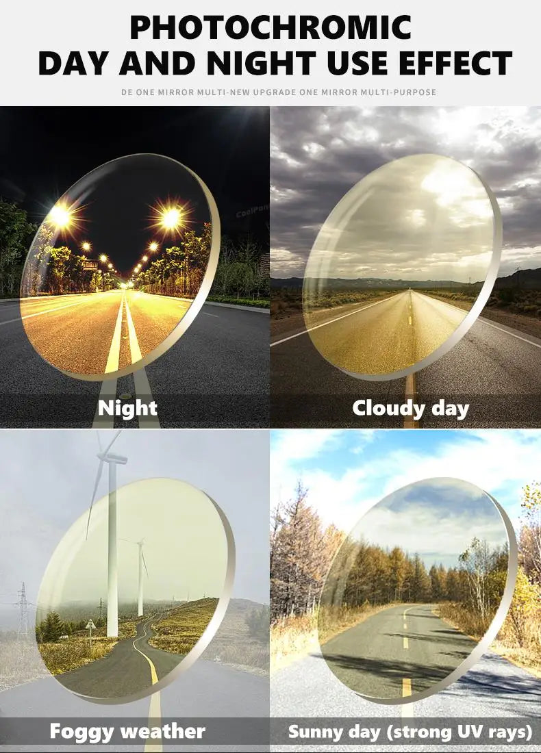 Aluminum Photochromic Polarized UV400 Day Night Driving Sunglasses for Men Women