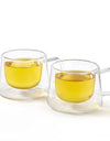 200ml Double Wall Glass Coffee Mug Heat-resistant Espresso Cup Thermo Insulated Cup For Latte Cappuccino Tea Drinkware Set