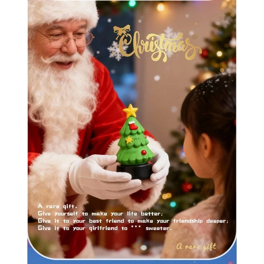 Christmas Eve Light Mini High Fidelity Bluetooth 5.3 Speaker TWS Connection Stereo Rechargeable LED Desk Lamp Christmas Gift