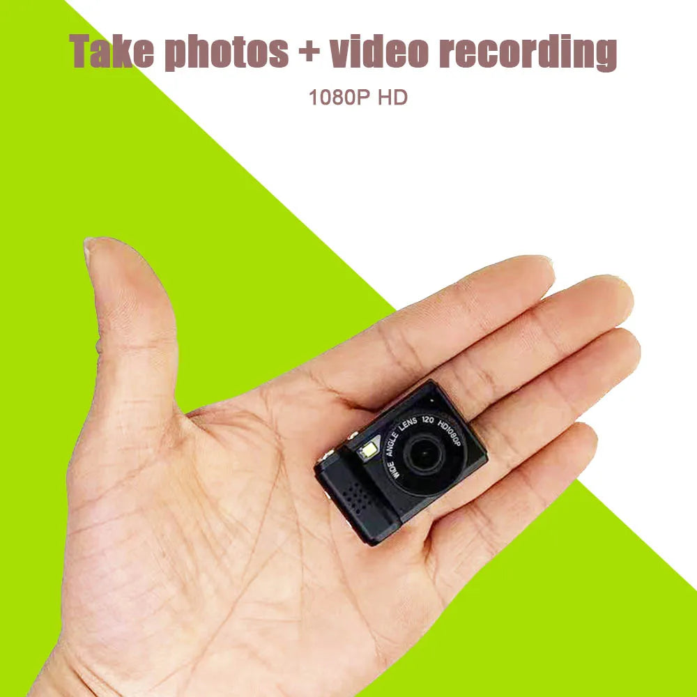 Retro Mini Camera With Screen Indoor Home Outdoor 1080p Sports Portable Vintage Very Small Mini Camera Video Recorder