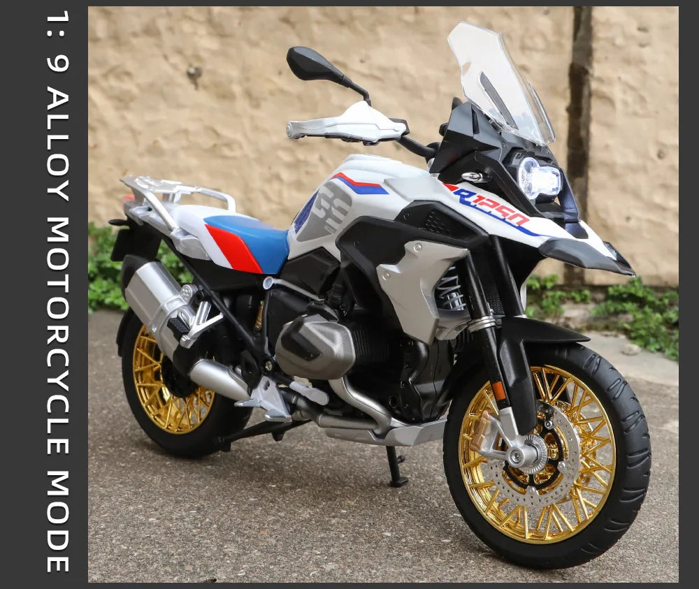 Diecast R1250 GS Adventure Motorcycle Model 1 to 9 Scale
