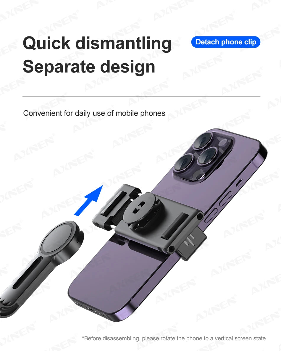 P02 360 Rotation Follow-up Gimbal Stabilizer Monopod Desktop Tracking Gimbal with Remote for Phone Live Photography
