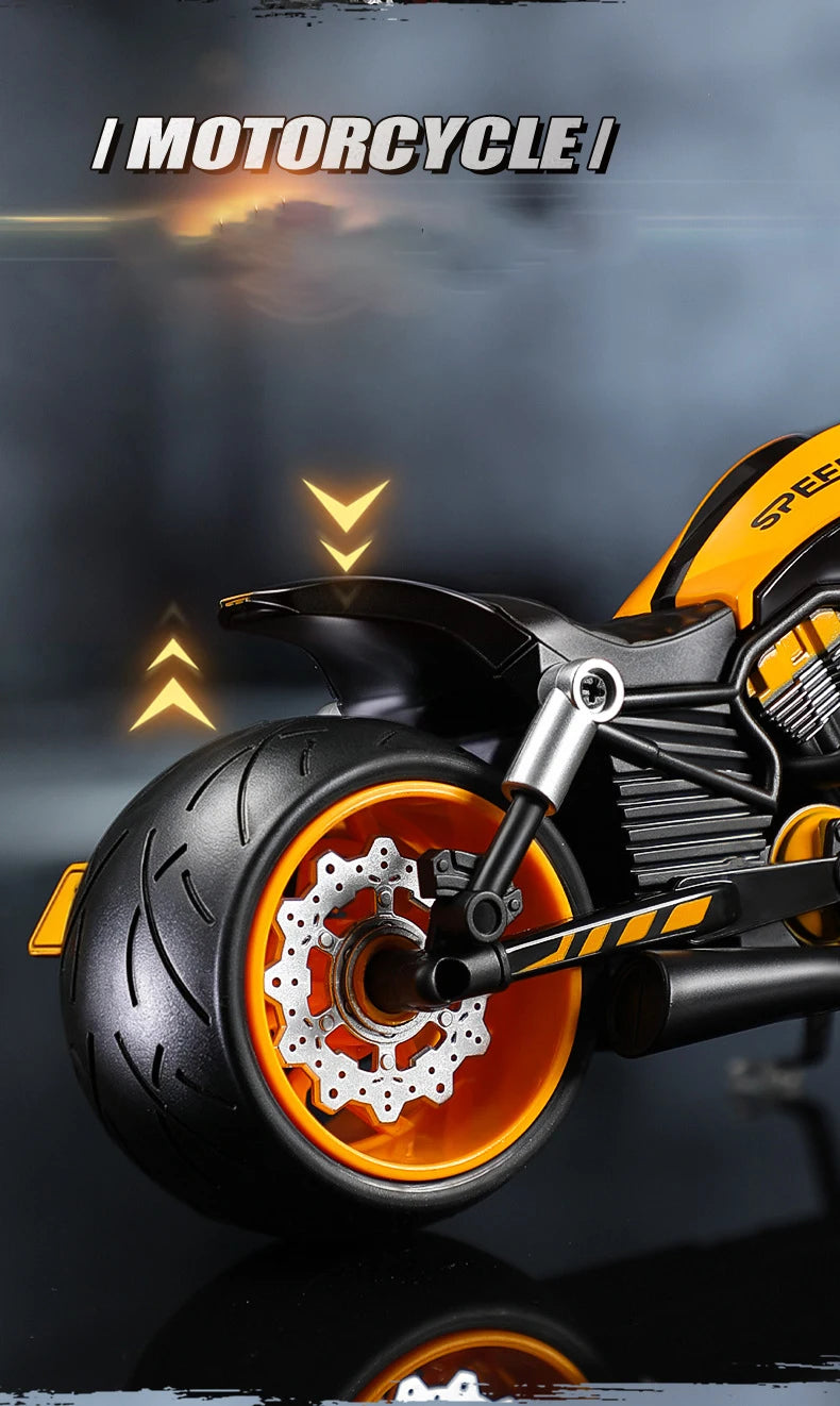 Diecast V Rod Night Rod Special Cruiser Motorcycle Model 1 to 10 Scale