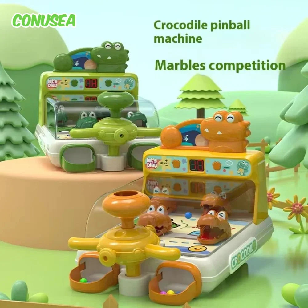 Electric Crocodile Pinball Table – Puzzle & Party Game for Boys & Girls