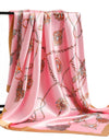 Scarves For Women Print Silk Satin Head Scarf Female Luxury Brand Square Shawl Large Hijab Scarfs