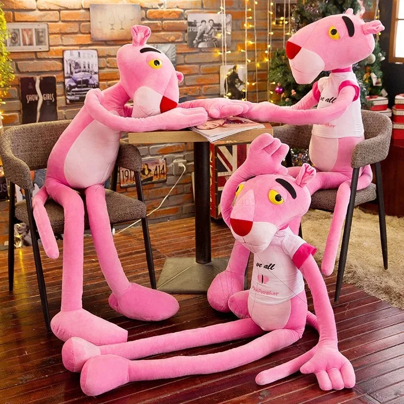 Disney 60cm~180cm  Pink Plush Doll Toys Cute Cartoon Leopard Stuffed Animal  Toy Soft Kawaii Stuffed Doll Christmas Gift