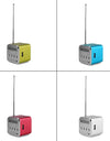 Rechargeable Portable radio FM portable mini radio Mini High Bluetooth Portable Voice Suitable for computer cell phone MP3 music