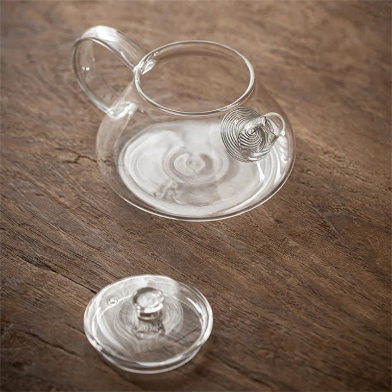 200ml Mini Heat Resistant Glass Teapot with Filter