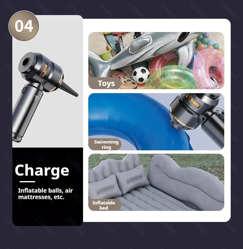 Powerful Car Vacuum Cleaner Portable Cordless HandHeld Vacuum Cleaner 998000PA Wireless Car Cleaner Robot Cleaning Machine