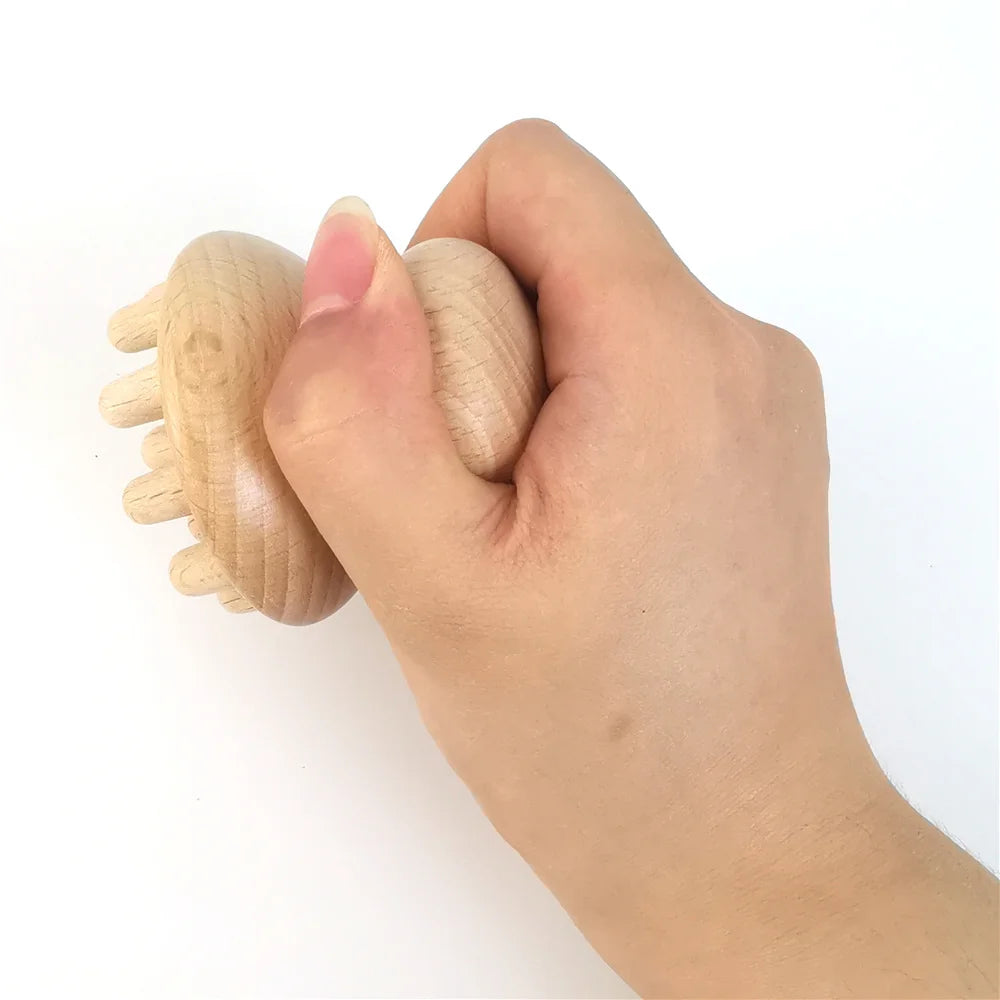 Wood Therapy Massage Tool Lymphatic Drainage Massager Anti Cellulite Fascia Massage Roller for Full Body Muscle Pain Relief