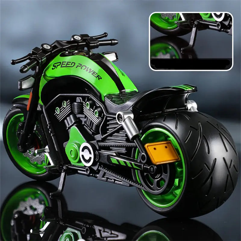 Diecast V Rod Night Rod Special Cruiser Motorcycle Model 1 to 10 Scale