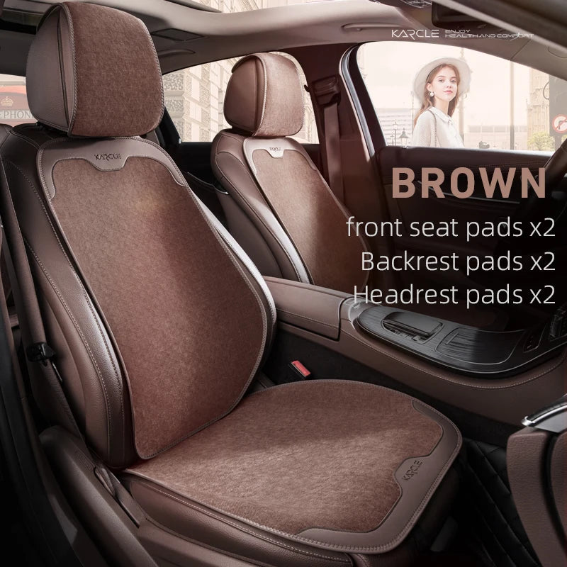 Winter Car Seat Cover Chenille Soft Warm Car Seat Cushion Universal Plush Interior Protector Mat Auto Seats Cover Accessories