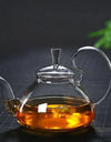 New Flower Puer Glass Tea Teapot Kung Fu Tea Maker With Heat Resistant Chinese Glass Tea Kettle With Tea Filter Teaware