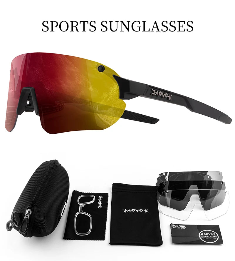 Bike glasses Photochromic Cycling Glasses Bicycle Glasses Sports Men Sunglasses MTB Road Cycling Eyewear Protection Goggles