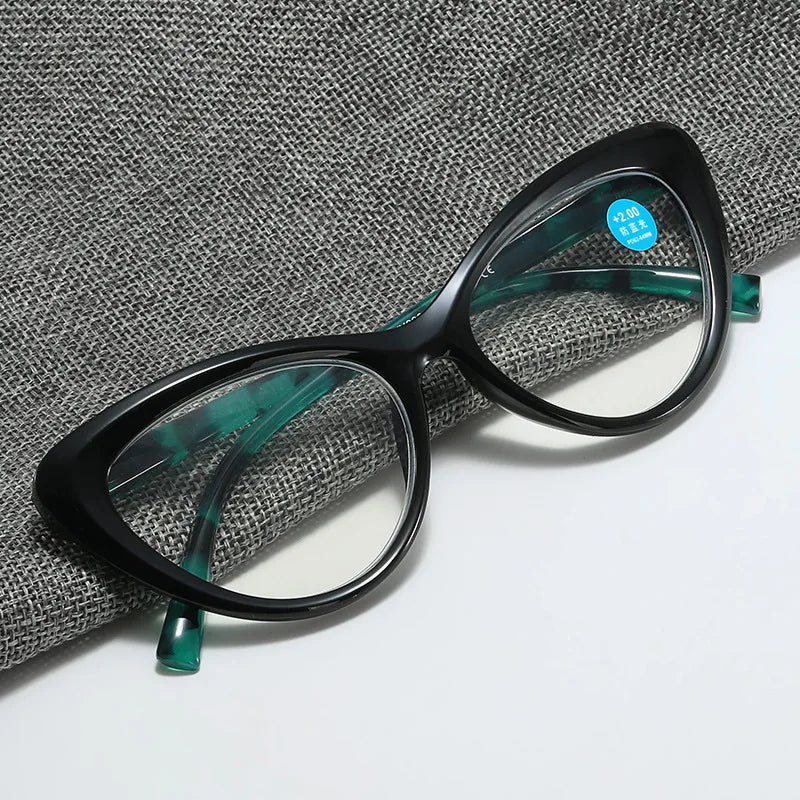 Cat Eye Reading Glasses Anti Blue Light Eyewear Design Trend Elderly Reading Books Computer Eyeglasses
