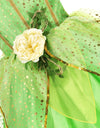 Girls Tinker Bell Costume Halloween Costume Green Fancy Dress Fairy Princess Cosplay Carnival Party Costume