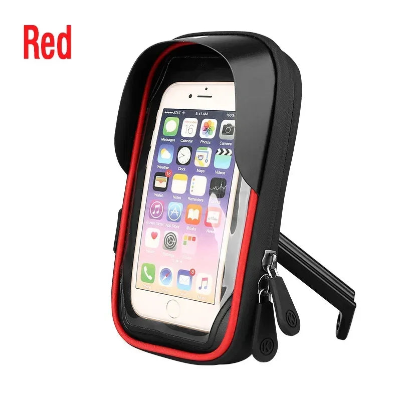 Bicycle Motorcycle Waterproof 360° Rotation Front Frame Phone Holder Easy Universal Navigation Smartphone Bracket For All Phones