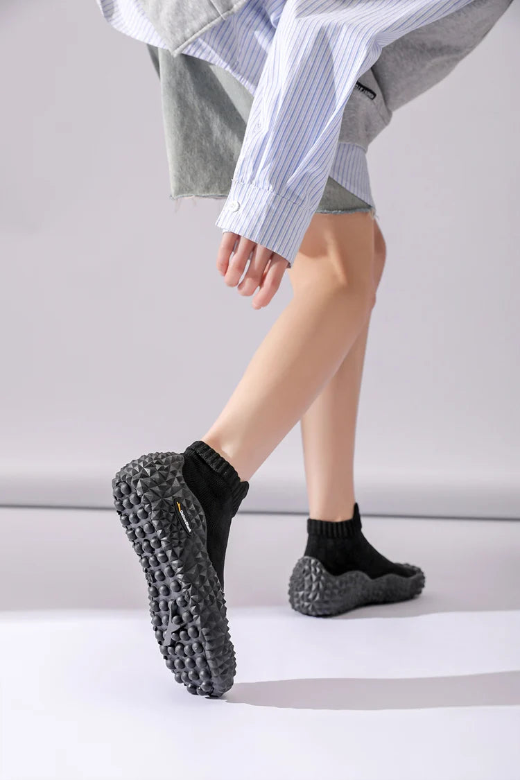Women's silent soft sole cushioned shoes Squat silent hard pull fitness shoes casual shoes