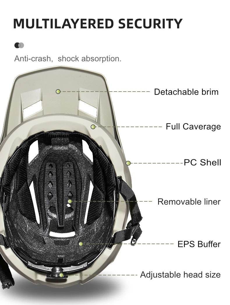 Premium Lightweight MTB Cycling Helmet With Adjustable Fit