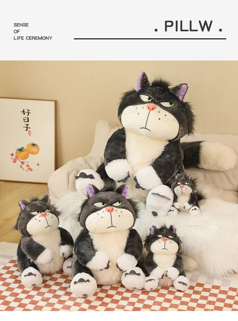 Lucifer Cat Plush Stuffed Animal Kawaii Soft Pillow
