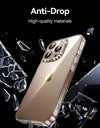 Case For iPhone 16 Pro Max Case Transparent PC Anti-Yellow Material Lens Protection Cover For iPhone 16 Pro 16 Plus Case