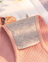 Striped Panties Pure Cotton Briefs Solid Seamless Underwear for Woman Lingerie