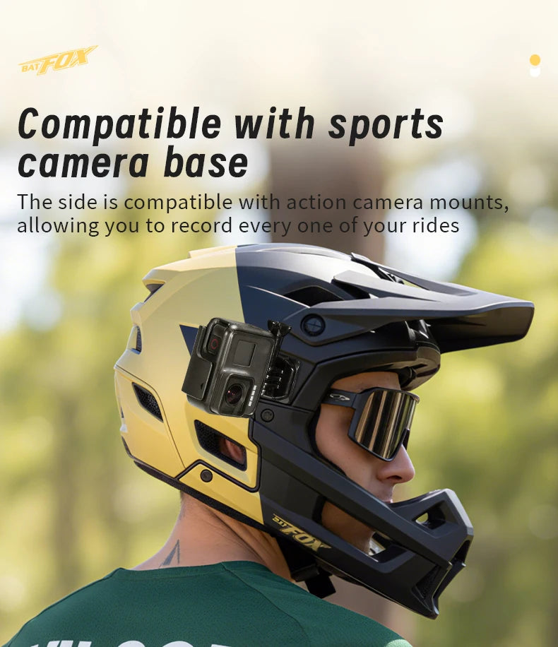 Off Road Full Face Mountain Bike Helmet With Adjustable Visor