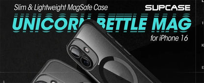 For iPhone 16 Case with Camera Control Capture Button UB Mag Slim Shockproof Protective Magnetic MagSafe Phone Case