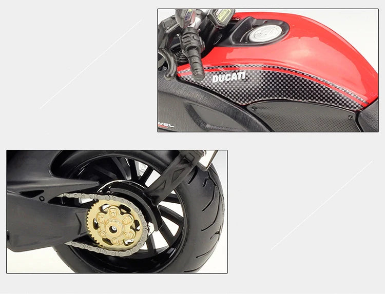 1 12 Scale Ducati Diavel Carbon Diecast Motorcycle Model