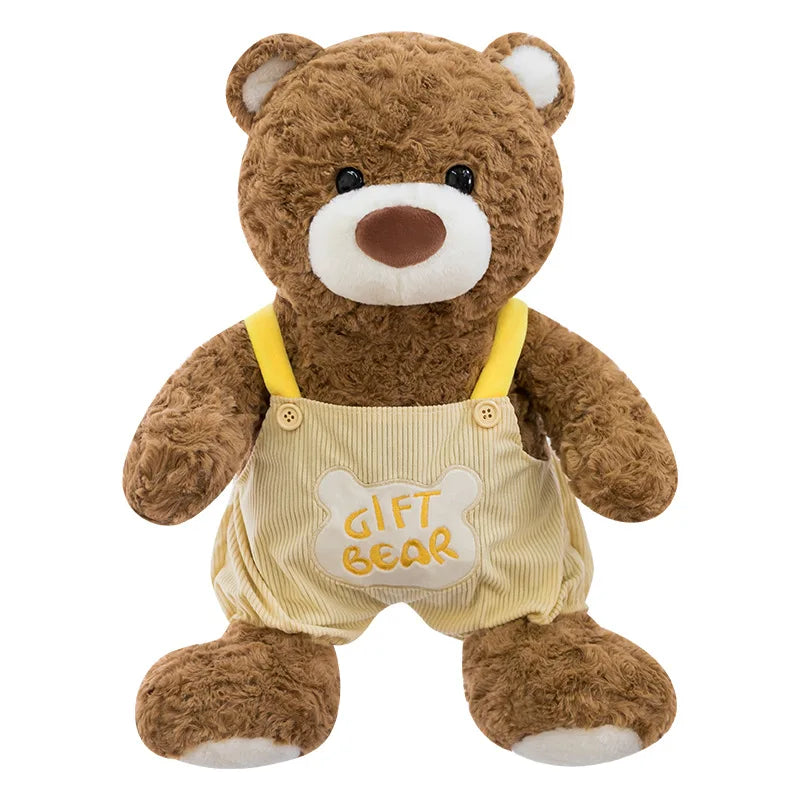 Kawaii Plush Teddy Bear Sitting Posture Stuffed Doll Soft Cute Cuddly Toy for Kids Birthday Xmas Gift Large Small Size Wholesale