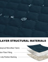 Office Chair Cover Anti-slip Long Boss Office Chairs Pad 1piece with Elastic Strap Swivel Computer Dust Armchair Slipcover