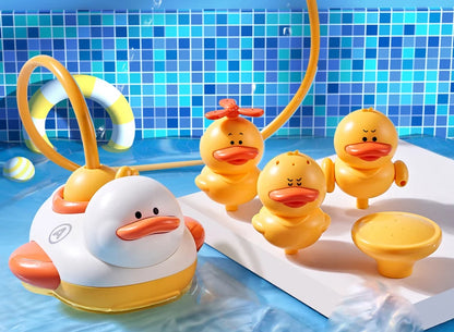 Baby Cartoon Duck Shower Classic Shower Bath Toy Animal Sprinkle Bathroom Swimming Bathing Shower Educational Toys for Kids Gift