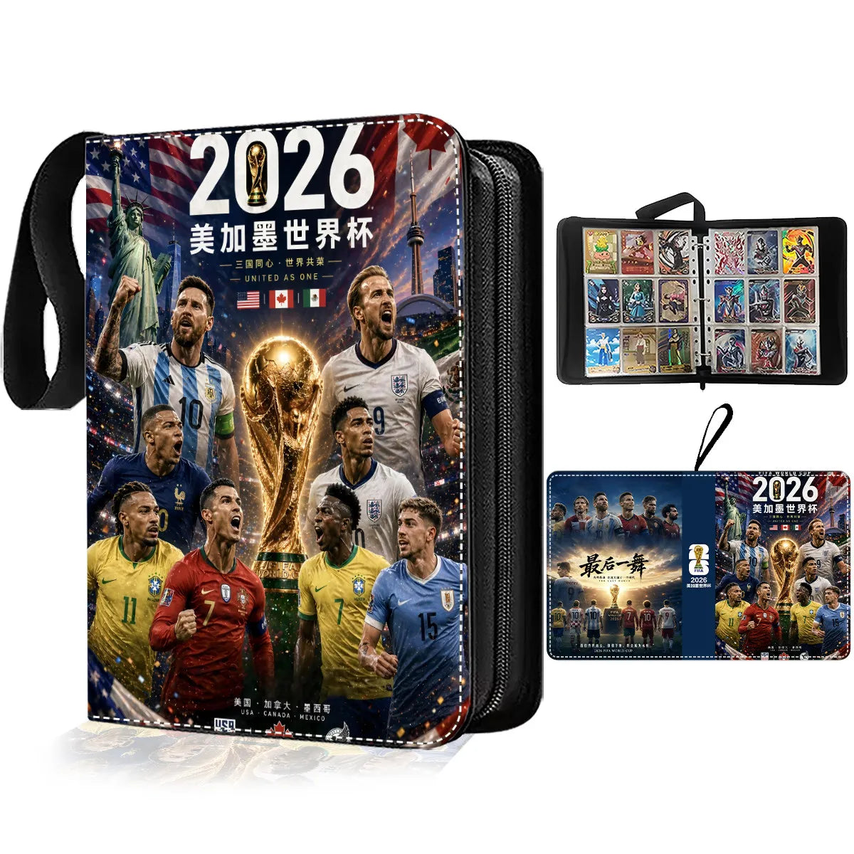 2026 Soccer Trading Card Album Football Card Collection Binder