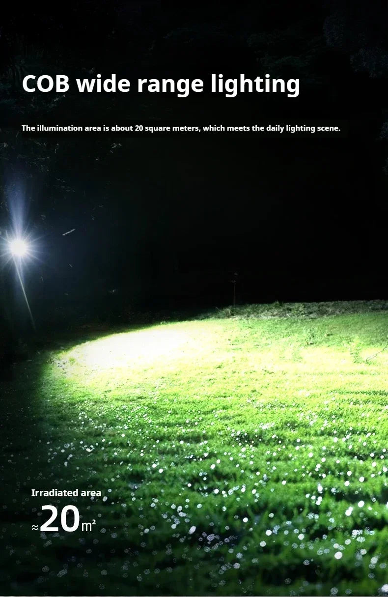 T7 LED Flashlight Rechargeable Mini Portable Torch Waterproof Outdoor Strong Light Lamp