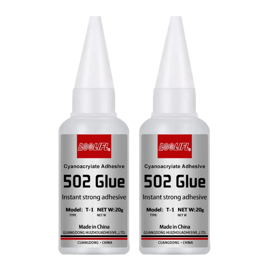 1-5pcs 502 Super Glue Instant Quick-drying Cyanoacrylate Adhesive Leather Rubber Wood Metal Strong Bond Liquid Glue Tool