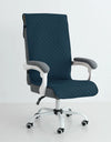 Office Chair Cover Anti-slip Long Boss Office Chairs Pad 1piece with Elastic Strap Swivel Computer Dust Armchair Slipcover
