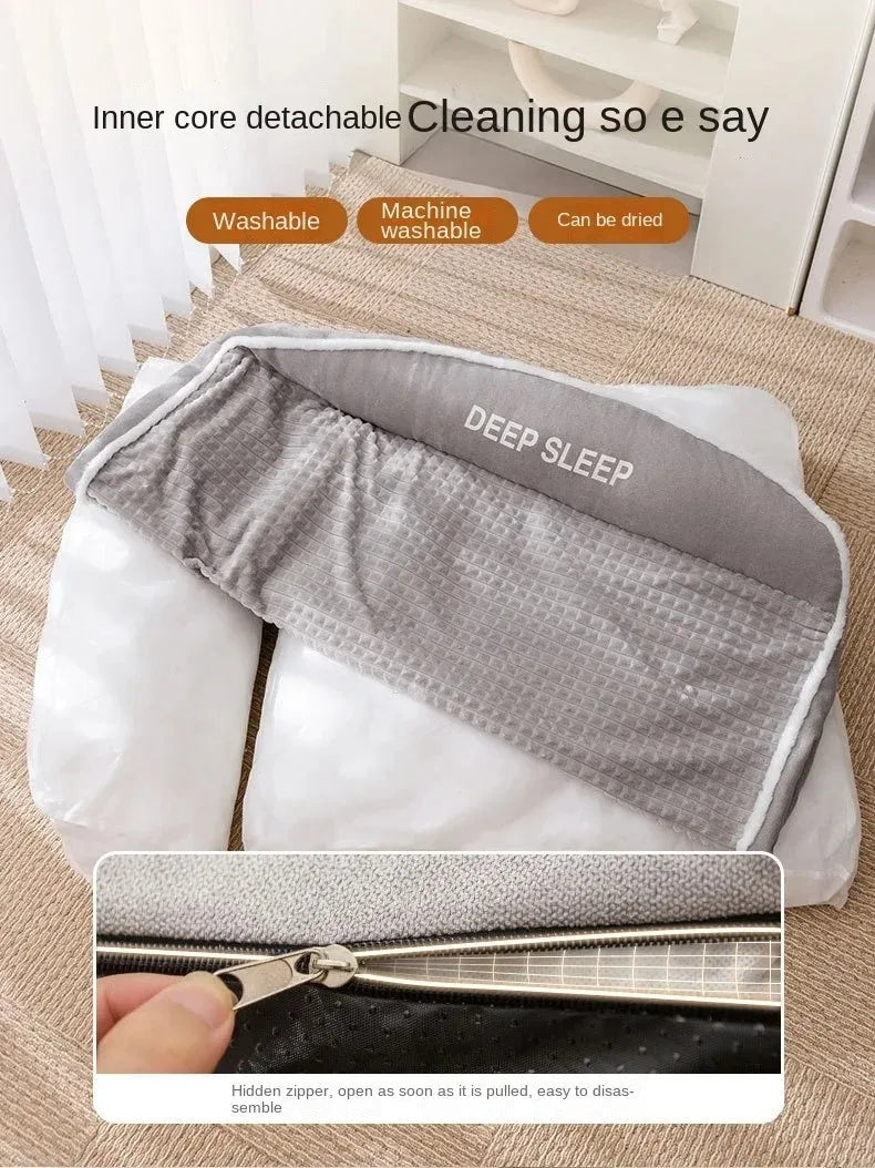 Warm Corduroy Dog Sofa Bed Pet Cushion