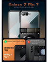 For Samsung Galaxy Z Flip 7 Case UB Grip Military-Grade Rugged Back Phone Case with Stand & Front Screen Protector