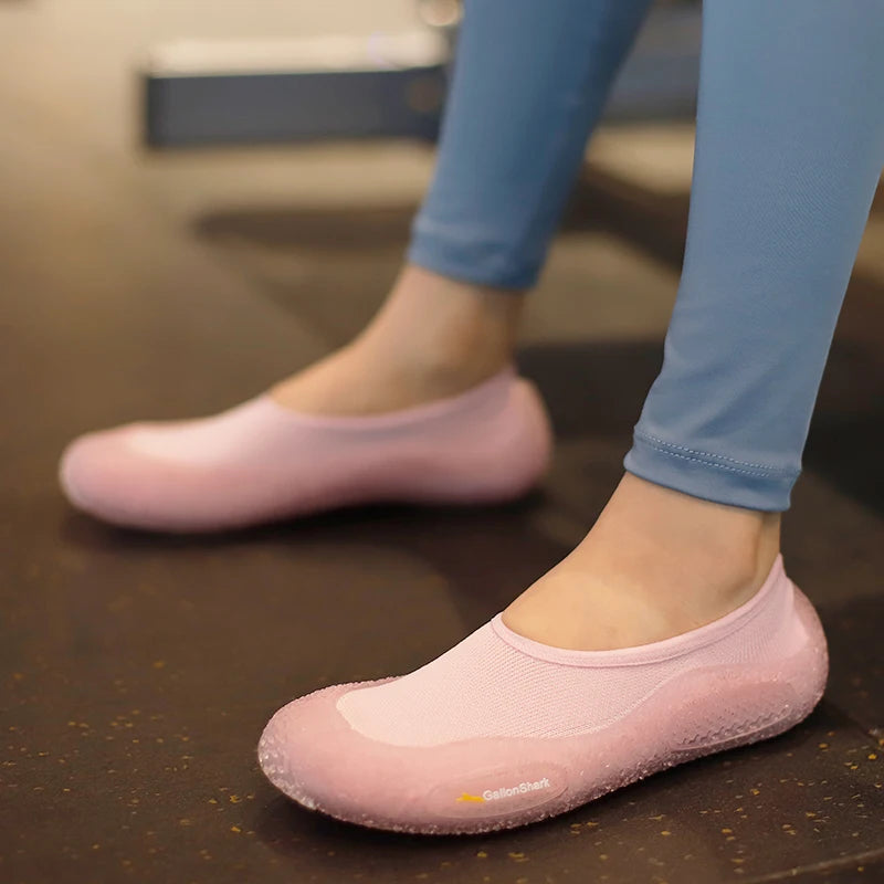 Silent Indoor Gym Yoga Jump Rope Dance Anti slip Shock Absorbent Soft Bottom Lightweight Breathable Sports Shoes