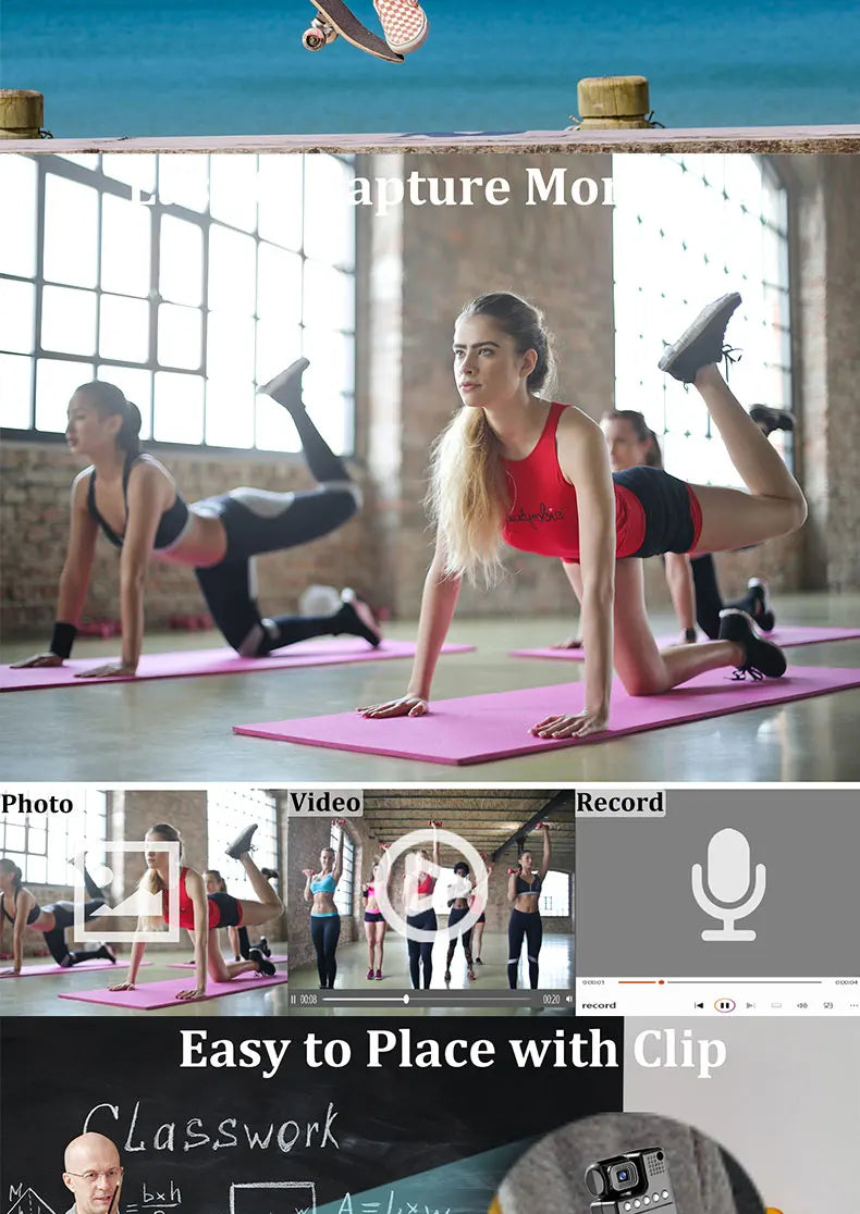 1.3inch Screen 1080P Sports HD Mini Camera Portable Digital Video Recorder BodyCam Infrared Night Vision Police Camcorder