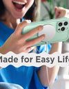 For iPhone 15 Pro Max Case Curly Wave Frame Shape Design Camera Protection Drop Shockproof Compatible with MagSafe Phone Case