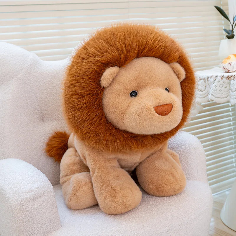 Mighty Lion Plush Stuffed Animal Sitting Lion Pillow