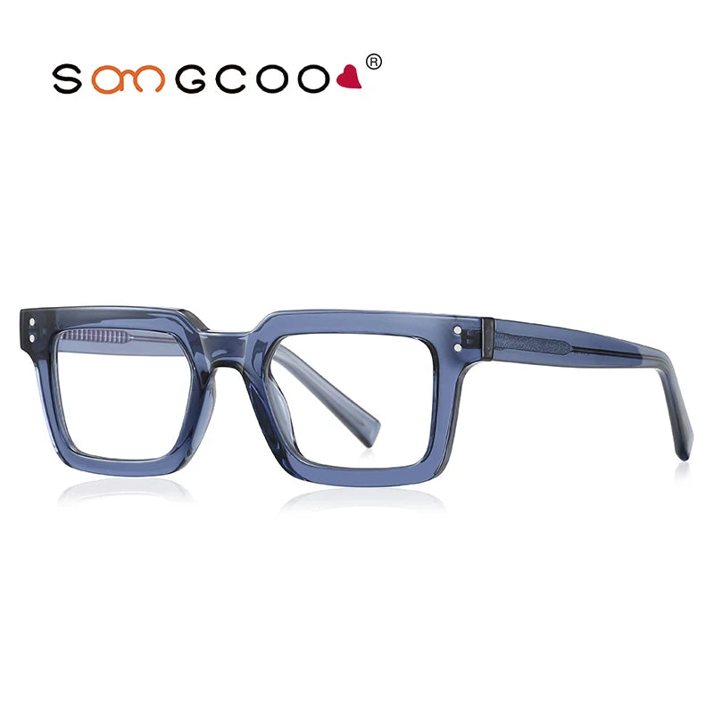 HONGMEI Men's Anti Blue Light Reading Glasses Brand Design Myopia Prescription Glasses Men Simple Optical Eyewear Glasses Frame